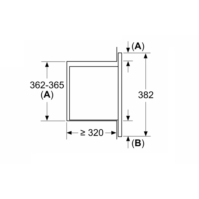 Мікрохвильова піч Bosch BFL623MS3 вбудована 20л 800W (4242005290833)