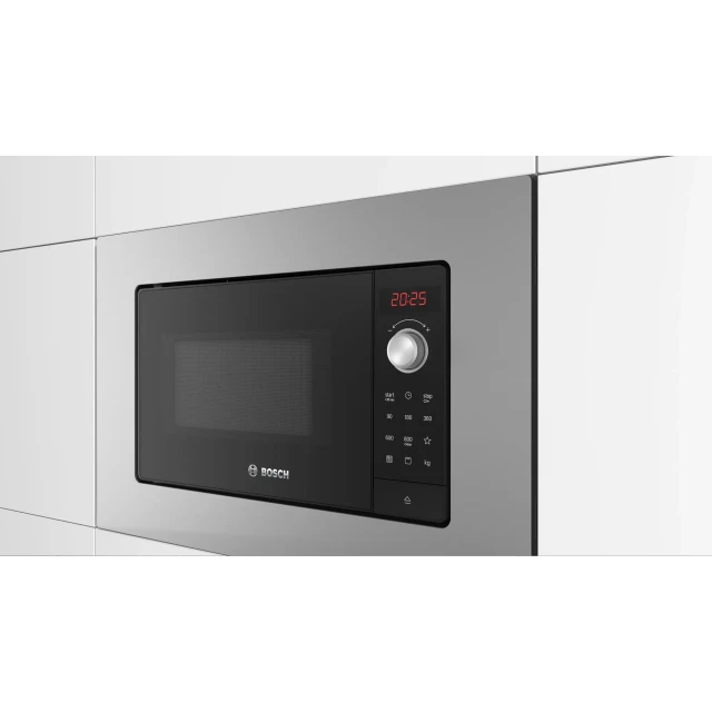 Мікрохвильова піч Bosch BFL623MS3 вбудована 20л 800W (4242005290833)