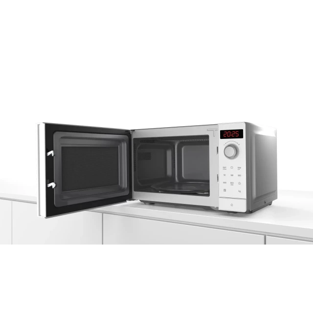 Мікрохвильова піч Bosch FFL023MW0 800 Вт окремостояча White (4242005296729)
