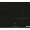 Варильна поверхня Bosch PUE63KBB6E індукційна 4 зони сенсорна Black (4242005321216)
