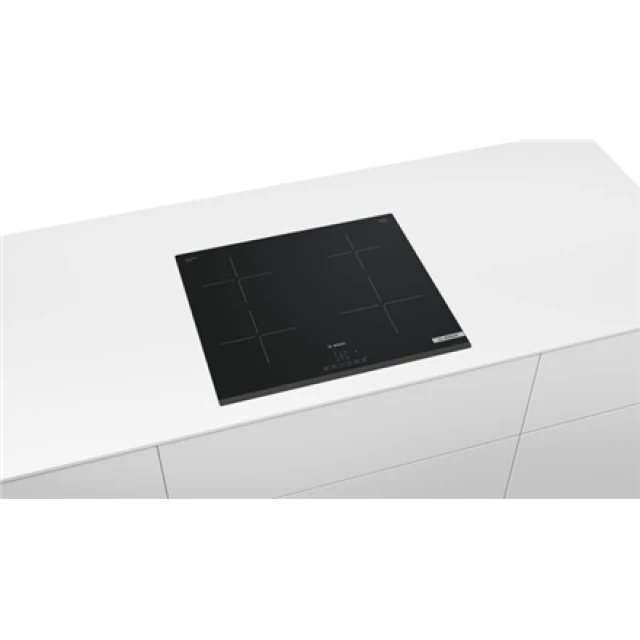 Варильна поверхня Bosch PUE63KBB6E індукційна 4 зони сенсорна Black (4242005321216)