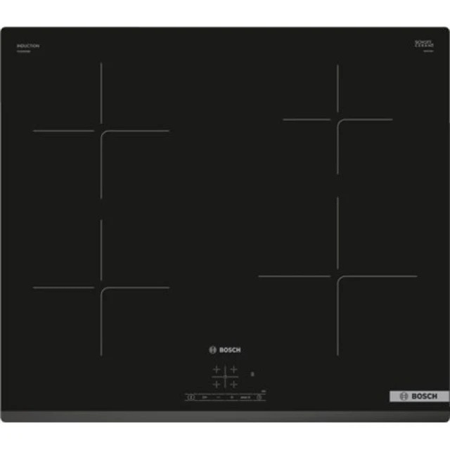 Варильна поверхня Bosch PUE63KBB6E індукційна 4 зони сенсорна Black (4242005321216)