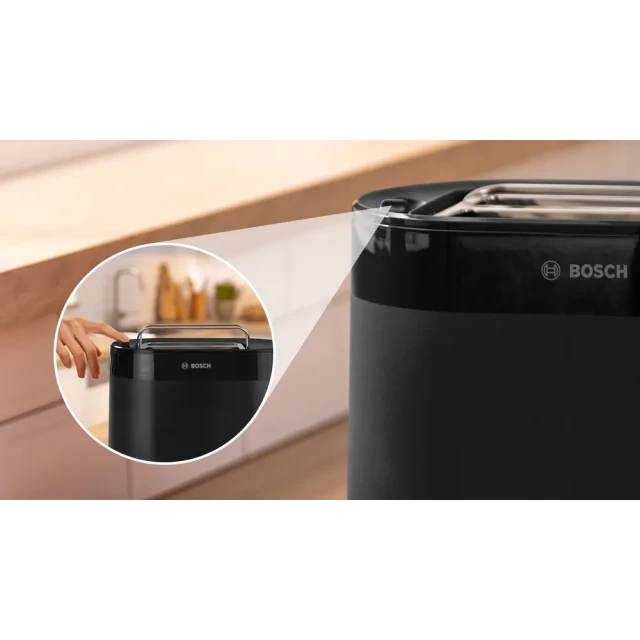 Тостер Bosch TAT2M123 MyMoment 950 Вт 2 слота Black (4242005402977)