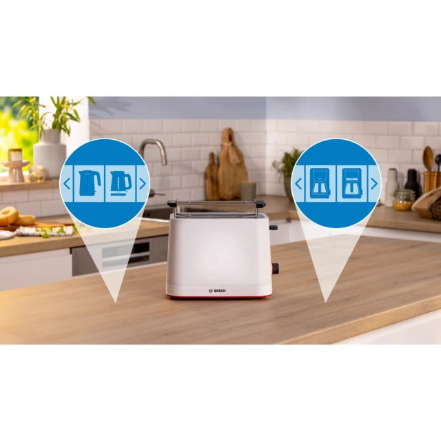 Тостер Bosch My Moment TAT3M121 White (4242005403028)