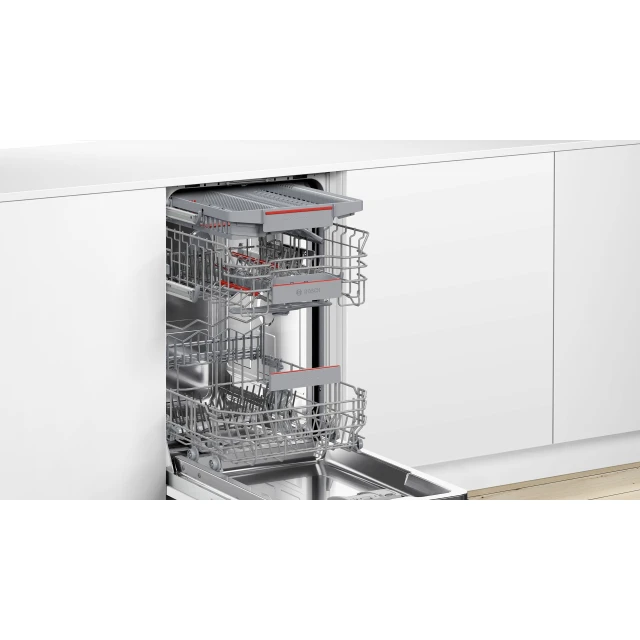 Посудомоечная машина встраиваемая Bosch 45 см SPV4HMX49E Serie 4 класс B 10 комплектов ExtraDry SpeedPerfect WiFi Home Connect (SPV4HMX49E)