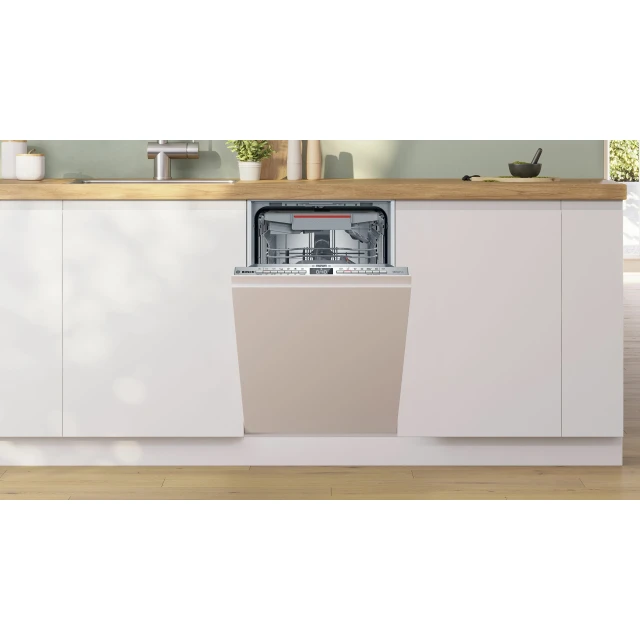 Посудомоечная машина встраиваемая Bosch 45 см SPV4HMX49E Serie 4 класс B 10 комплектов ExtraDry SpeedPerfect WiFi Home Connect (SPV4HMX49E)