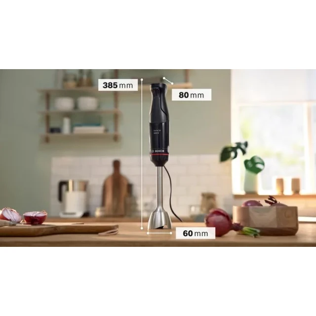 Блендер ручний Bosch MSM4B6V2 Serie 4 ErgoMaster 1000 Вт Black (4242005426591)