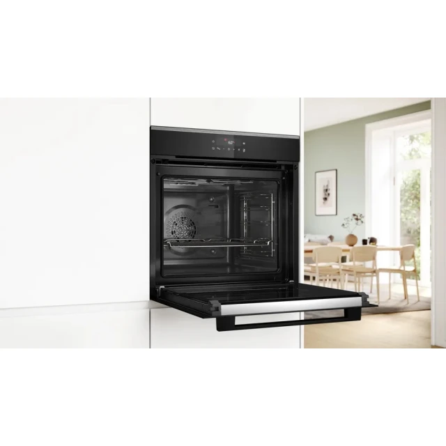 Духова шафа Bosch HBA272BB3 71 л електрична піроліз/гідроліз Black (4242005464289)