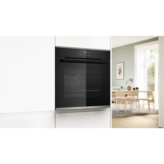 Духова шафа Bosch HBA272BB3 71 л електрична піроліз/гідроліз Black (4242005464289)