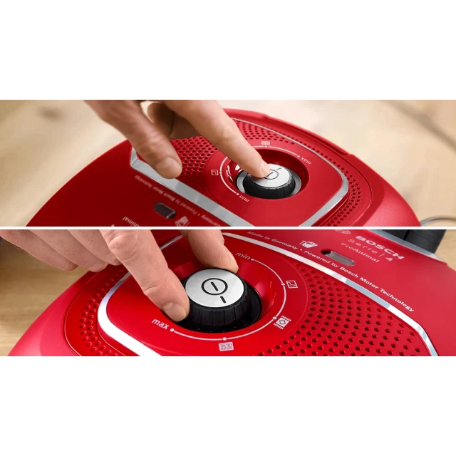 Пилосос мішковий Bosch Serie 4 BGB41PET1 Red (4242005483983)