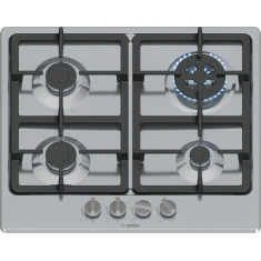 Варильна поверхня Bosch PGH6B5K90 Serie 4 газова 60 см 4 конфорки WOK (4242005484614)