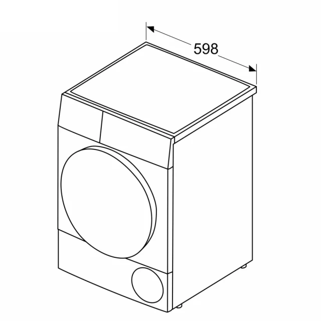 Сушильна машина Bosch WQG245DXSN з тепловим насосом 9 кг Grey (4242005523368)