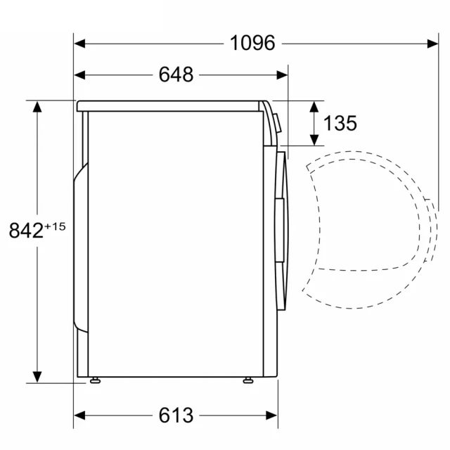 Сушильна машина Bosch WQG245DXSN з тепловим насосом 9 кг Grey (4242005523368)