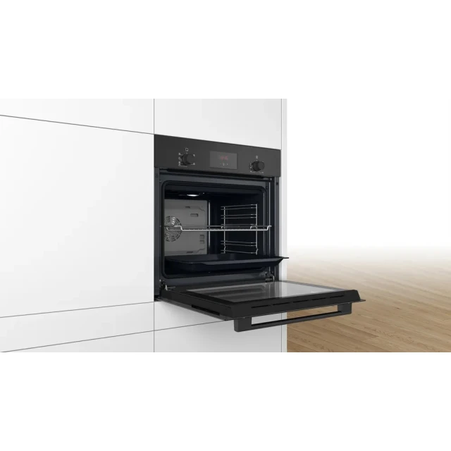 Духова шафа Bosch HBF133BA1 66 л електрична EcoClean Black (4242005528936)