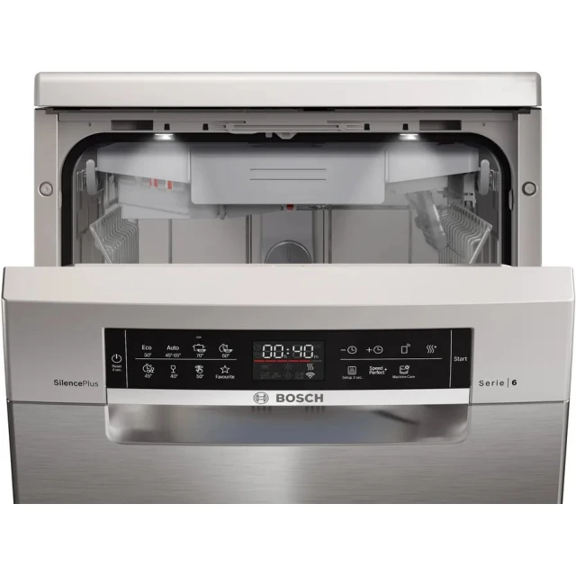 Посудомийна машина окремостояча Bosch 45 см SPS6EMI21E Serie 6 клас C 10 комплектів ExtraDry SpeedPerfect WiFi Home Connect (4242005537211)