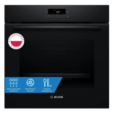 Духова шафа Bosch HBA571BB4 Serie 2 71 л піроліз AutoPilot 10 конвекція 3D Black (4242005543762)