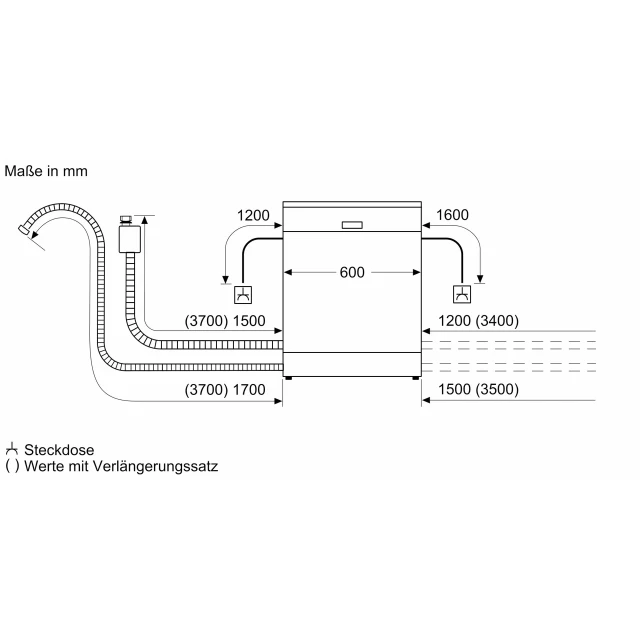 Посудомийна машина вбудована Bosch SMV2IVX57E (4242005581559)