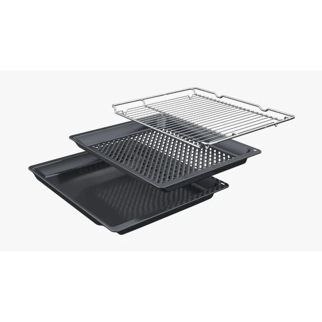 Духова шафа Bosch HBA572EM3 Serie 4 71 л AirFry піроліз конвекція Black (4242005594542)