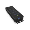 USB-хаб Raidsonic ICY BOX IB-HUB1703-QC3 7 портов USB Type-A промышленный (4250078166849)