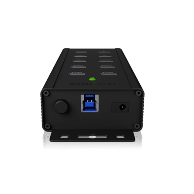 USB-хаб Raidsonic ICY BOX IB-HUB1703-QC3 7 портов USB Type-A промышленный (4250078166849)
