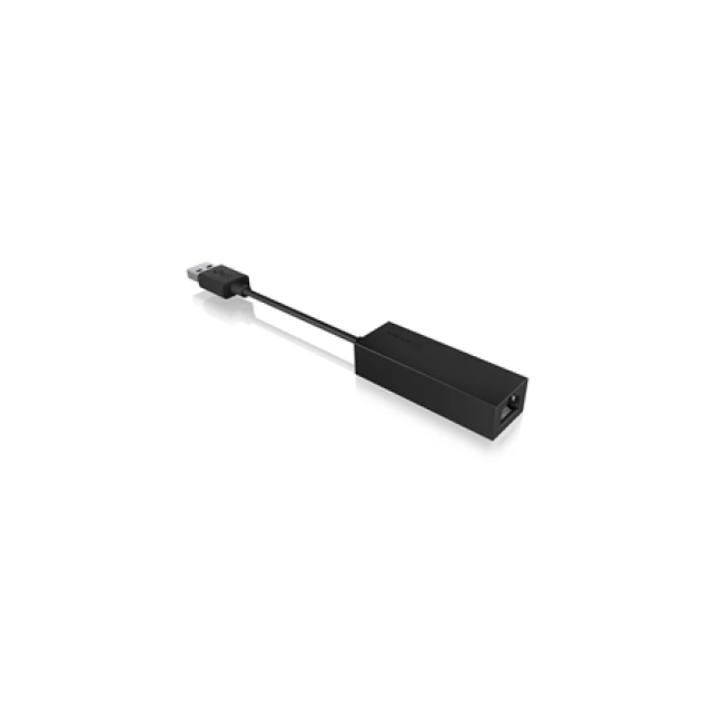 Мережевий адаптер Raidsonic IB-AC501a USB 3.0 to Gigabit Ethernet Black (4250078168843)