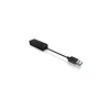 Мережевий адаптер Raidsonic IB-AC501a USB 3.0 to Gigabit Ethernet Black (4250078168843)
