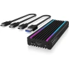 Зовнішня кишеня Raidsonic для SSD Icy Box IB-1824ML-C31 для NVMe Black (4250078170518)