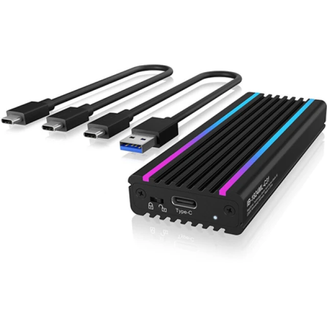 Зовнішня кишеня Raidsonic для SSD Icy Box IB-1824ML-C31 для NVMe Black (4250078170518)