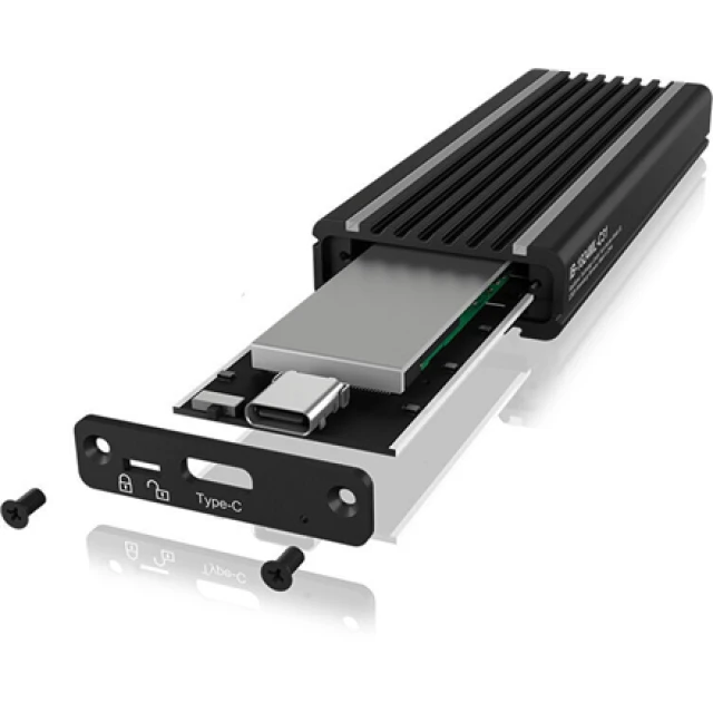 Зовнішня кишеня Raidsonic для SSD Icy Box IB-1824ML-C31 для NVMe Black (4250078170518)