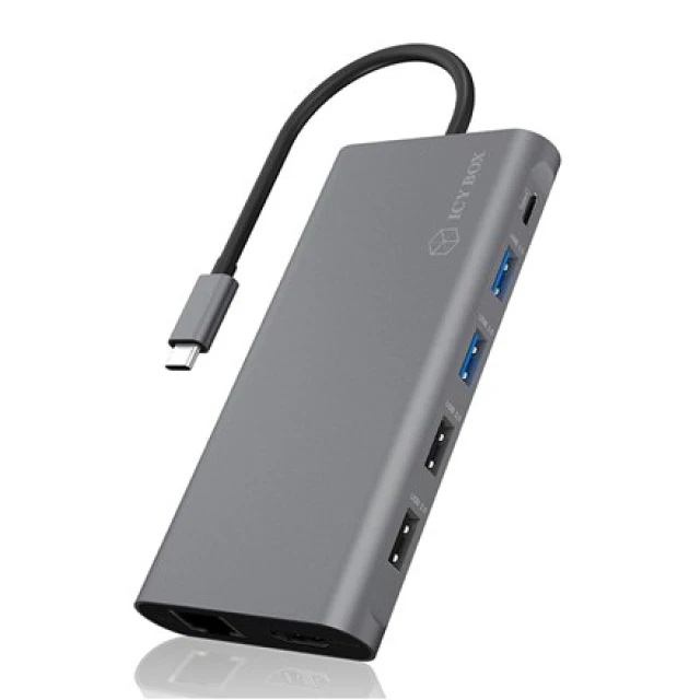 Док-станція Raidsonic Icy Box IB-DK4050-CPD 12-в-1 USB Type-C PD 100 Вт (4250078170525)
