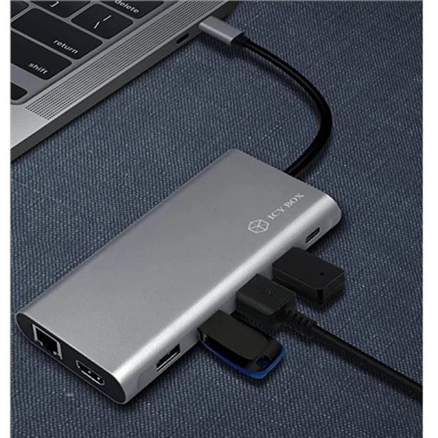 Док-станція Raidsonic Icy Box IB-DK4050-CPD 12-в-1 USB Type-C PD 100 Вт (4250078170525)