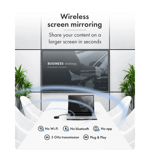 Бездротова система передачі відеосигналу Raidsonic IB-WL101 USB-C на HDMI (4250078174967)