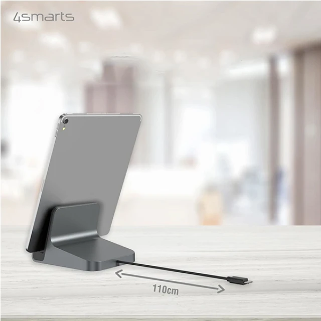 Док-станція 4smarts VoltDock USB-C 60W для планшетів Gunmetal (462261)