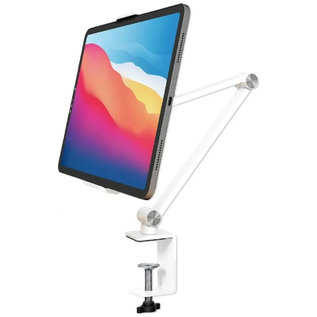 Тримач для телефону/планшета на стіл 4smarts ErgoFix H9 White (469309)