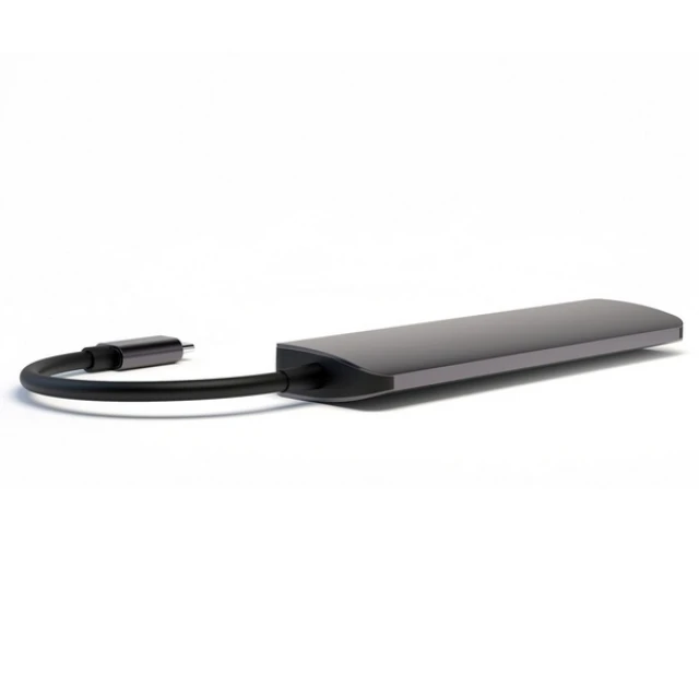 Хаб 4smarts 6в1 DeX Function 2xUSB-A 3.0/USB-C/HDMI/SD/MicroSD Grey (468782)