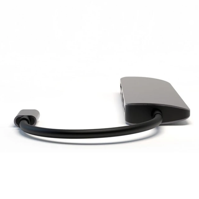 Хаб 4smarts 6в1 DeX Function 2xUSB-A 3.0/USB-C/HDMI/SD/MicroSD Grey (468782)