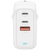 Зарядний пристрій 4smarts Flex 65W 2xUSB-C + 1xUSB-A White (544065)