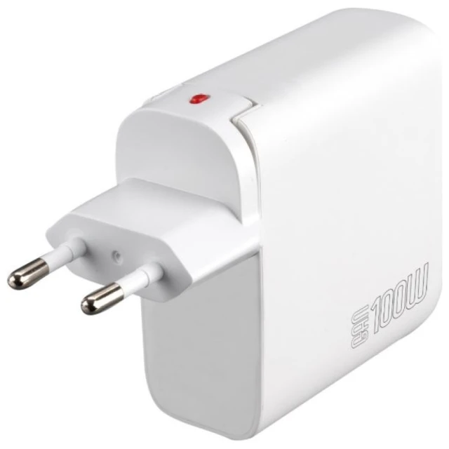Зарядний пристрій 4smarts Flex Pro 100W 3xUSB-C + 1xUSB-A White (544100)