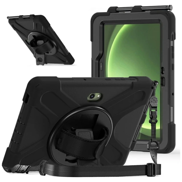 Чохол 4smarts Rugged Case Grip для Samsung Galaxy Tab Active Pro / Active4 Pro / Active5 Pro Black (540223)