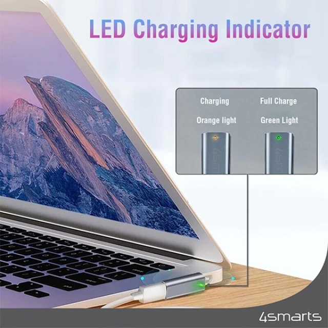 Адаптер 4smarts USB-C PD 100W MagSafe 2 (540466)