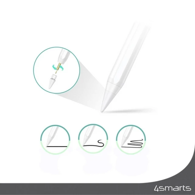 Стилус 4smarts Active Stylus Pen Pencil Pro 3 White (540565)