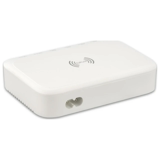 Зарядна станція 4smarts 7в1 100W з бездротовим зарядом White (540570)