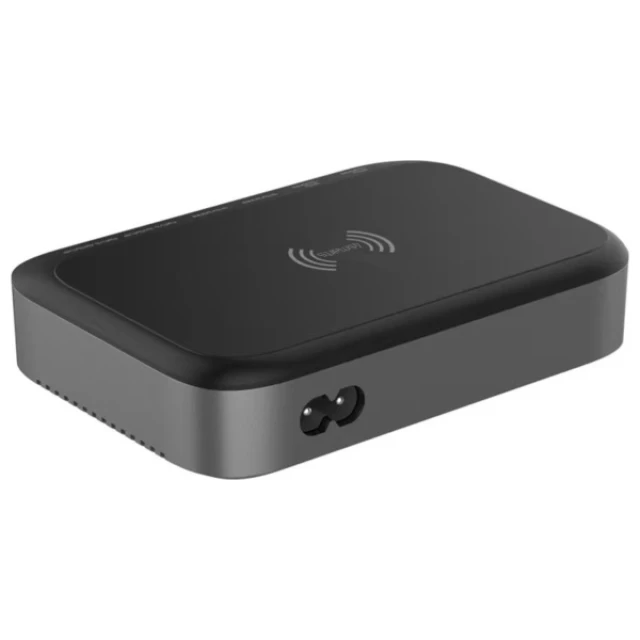 Зарядна станція 4smarts 7в1 100W з бездротовою зарядкою Black-Grey (540571)