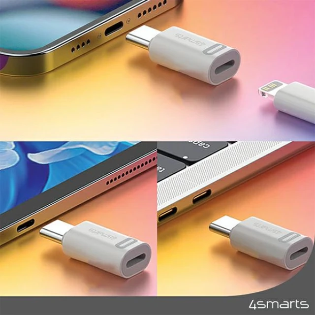 Адаптер 4smarts USB-C/Lightning 27W (2 pack) (540711)