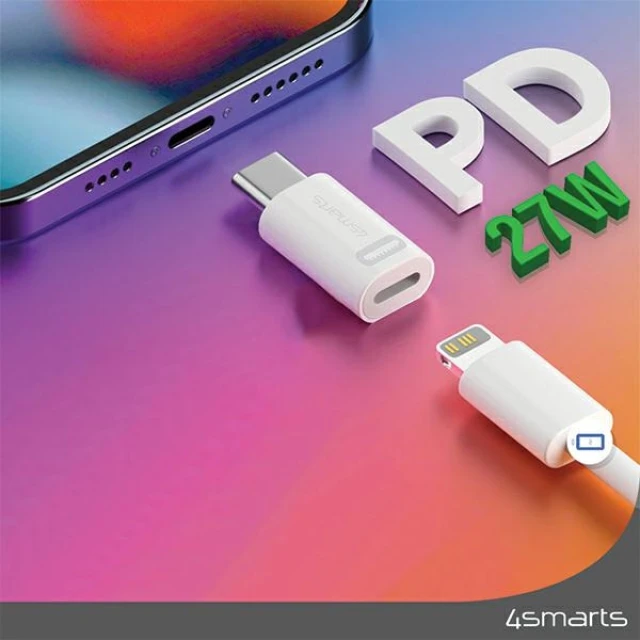 Адаптер 4smarts USB-C/Lightning 27W (2 pack) (540711)