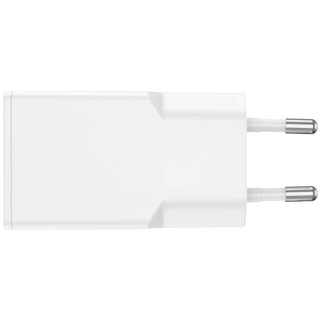 Мережевий зарядний пристрій 4smarts PDPlug Slim 20W GaN USB-C + кабель USB-C 1.5m White (541121)