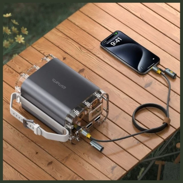 Кабель USB-C 4smarts Explorer 3в1 240W 1.5m Black (541240)