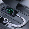 Кабель 4smarts спіральний USB-C до USB-C 240W White (541601)