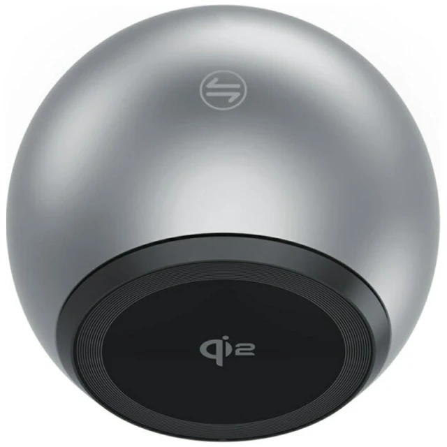 Зарядна станція 4smarts ChargeBot Sound Qi2 Grey (541602)