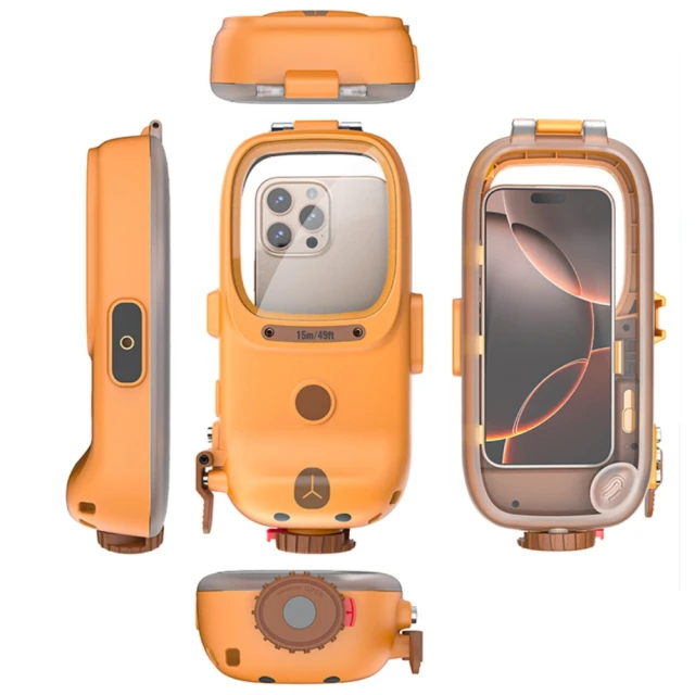 Водонепроникний чохол 4smarts Shark Universal 15m Orange (541606)